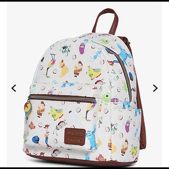 Disney Loungefly Pixar Mini Backpack NWT - Picture 3 of 5